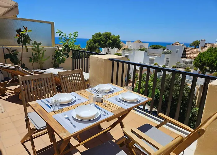 아파트 Sea View Penthouse Romana Playa Elviria